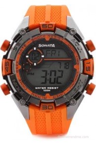 Sonata 77026PP03J Superfibre Ocean III Digital Watch